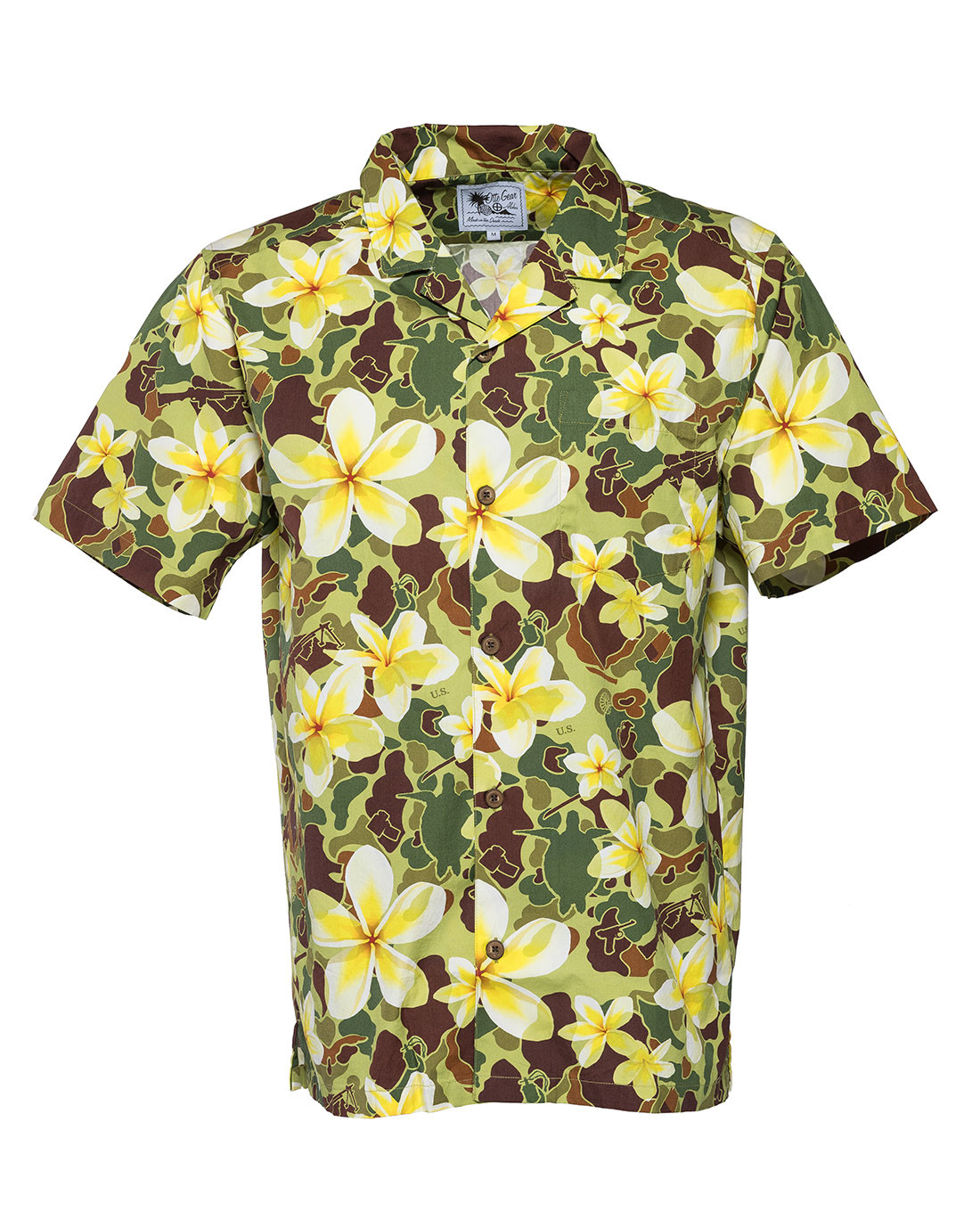 OTTE Gear Aloha Pua Honu Shirt Jungle Green - APH-Jungle Green - TACWRK