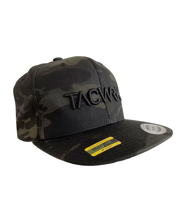TACWRK 10 Jahre MultiCam Black Snapback Cap + Patch Set