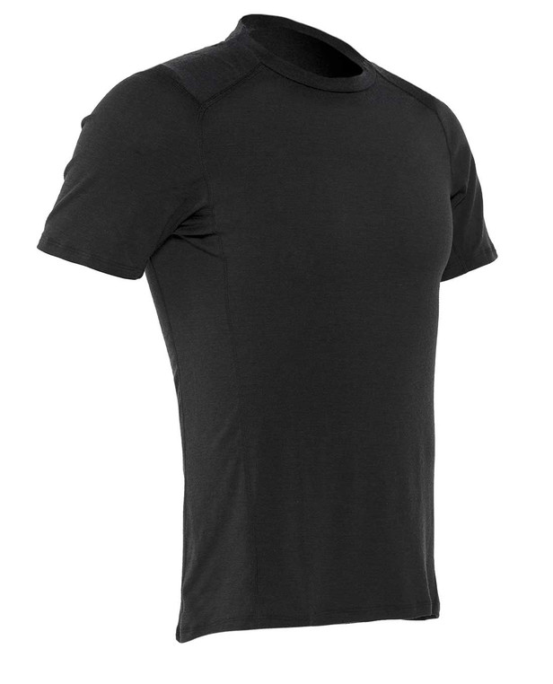 DNS Alpha Merino Slim T-Shirt Black Schwarz