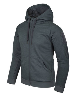 Helikon-Tex Urban Tactical Hoodie FullZip Melange Black-Grey