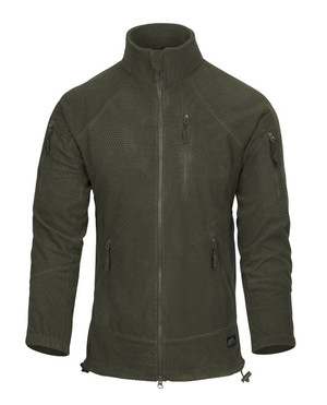 Helikon-Tex Alpha Tactical Jacket Grid Fleece Olive Green