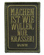 (654) Machen-Wollen Patch Schwarz