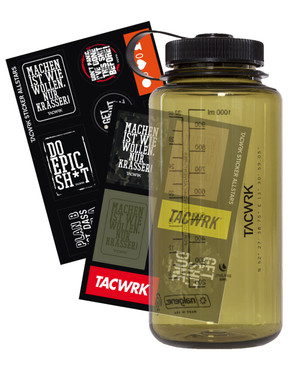 TACWRK - Nalgene Sticker Bomb Bundle Olive