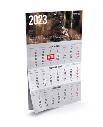 TACWRK - Wandkalender 2023 Militär