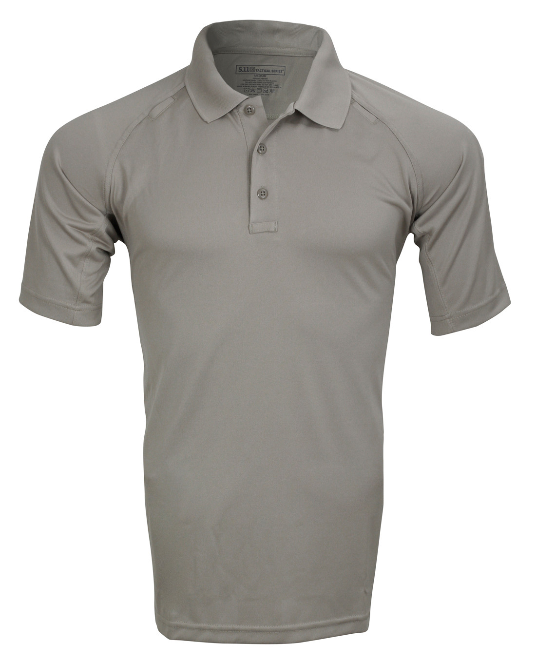 5.11 Tactical Utility Short Sleeve Polo Shirt Men's XL Silver Tan 41180 160