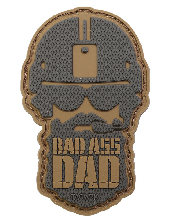 TACWRK Bad Ass Dad Patch Coyote