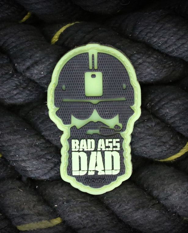 TACWRK Bad Ass Dad Patch GITD