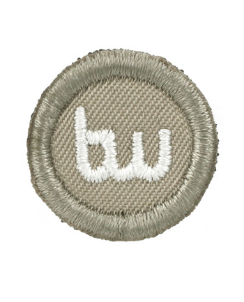TACWRK - Small Round Patch Stitched Tan