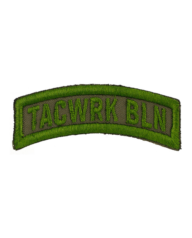TACWRK Bow Patch Gestickt Oliv