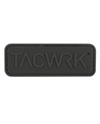 TACWRK - Square Rubber Patch Carbon