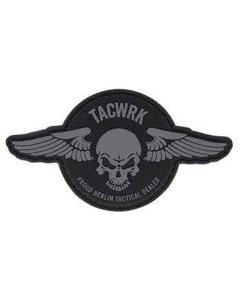 TACWRK - Wings Patch Round Black