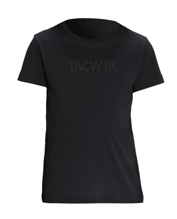 TACWRK Kids T-Shirt Black on Black