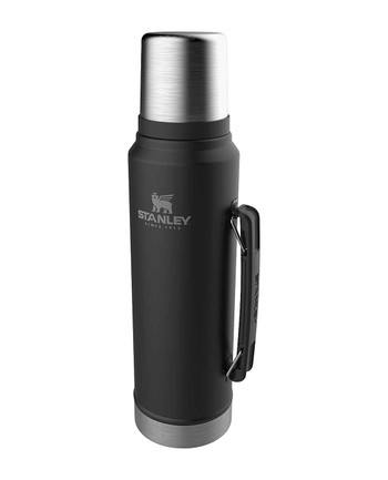 Stanley - Classic Vacuum Bottle 1.0l Matt Schwarz